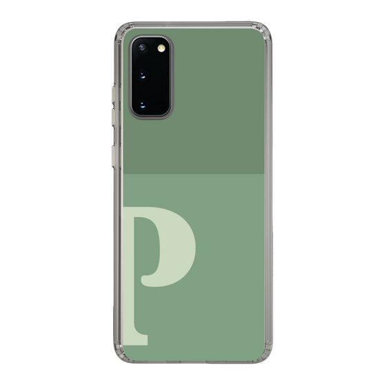 Slim Protection Case［ Original - initial two tone - P green ］