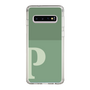 Slim Protection Case［ Original - initial two tone - P green ］