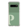 Slim Protection Case［ Original - initial two tone - P green ］