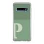 Slim Protection Case［ Original - initial two tone - P green ］