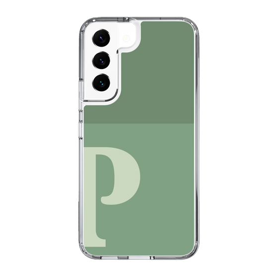 Slim Protection Case［ Original - initial two tone - P green ］