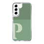 Slim Protection Case［ Original - initial two tone - P green ］