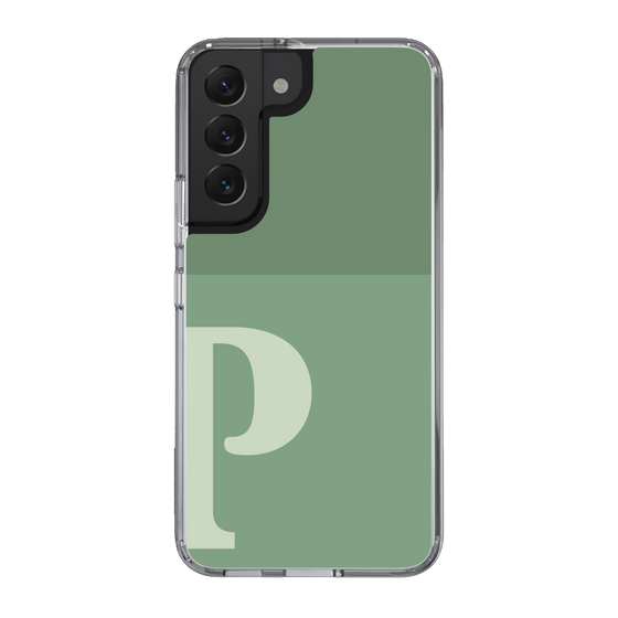Slim Protection Case［ Original - initial two tone - P green ］