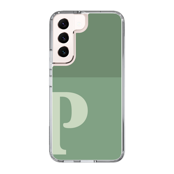 Slim Protection Case［ Original - initial two tone - P green ］