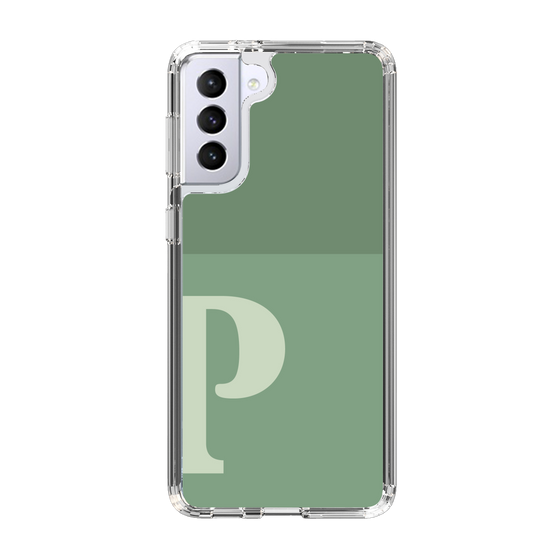 Slim Protection Case［ Original - initial two tone - P green ］