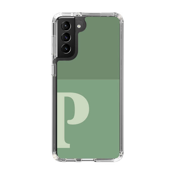 Slim Protection Case［ Original - initial two tone - P green ］