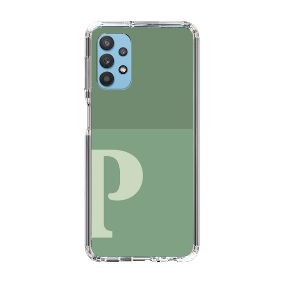 Slim Protection Case［ Original - initial two tone - P green ］