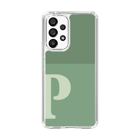 Slim Protection Case［ Original - initial two tone - P green ］