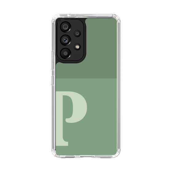 Slim Protection Case［ Original - initial two tone - P green ］