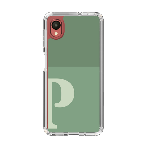 Slim Protection Case［ Original - initial two tone - P green ］