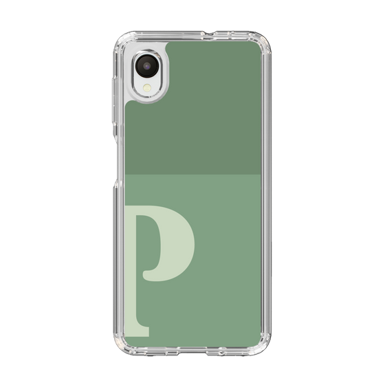Slim Protection Case［ Original - initial two tone - P green ］