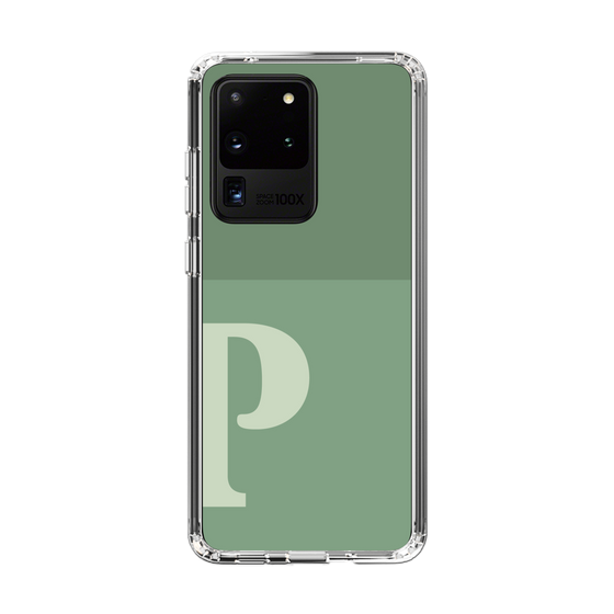 Slim Protection Case［ Original - initial two tone - P green ］