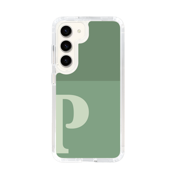 Slim Protection Case［ Original - initial two tone - P green ］
