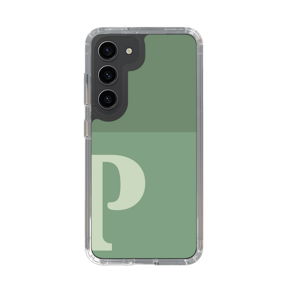 Slim Protection Case［ Original - initial two tone - P green ］