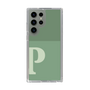 Slim Protection Case［ Original - initial two tone - P green ］