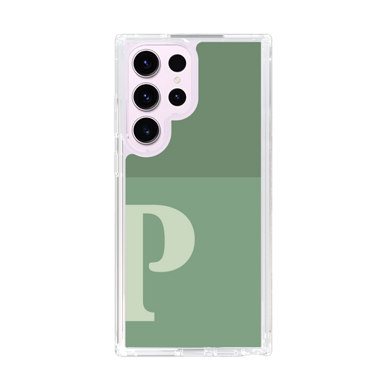 Slim Protection Case［ Original - initial two tone - P green ］