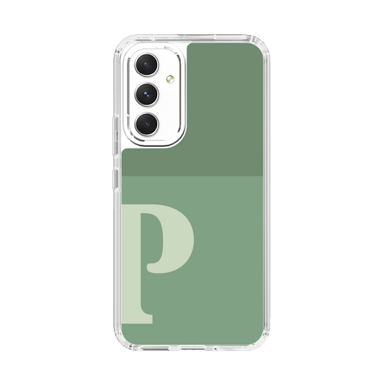 Slim Protection Case［ Original - initial two tone - P green ］