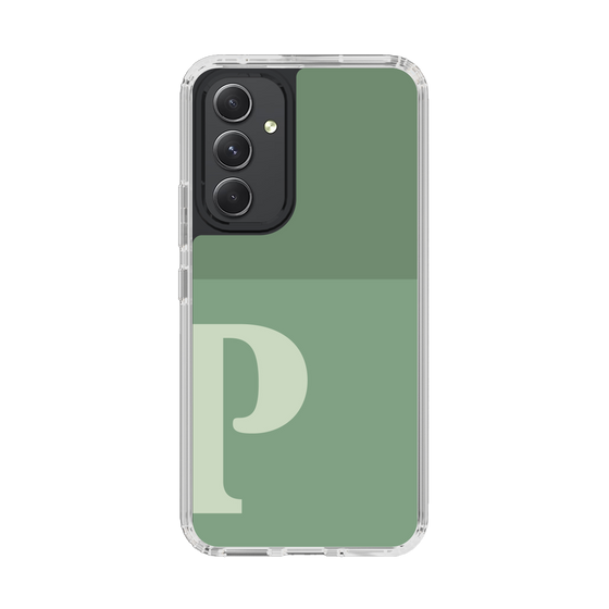 Slim Protection Case［ Original - initial two tone - P green ］