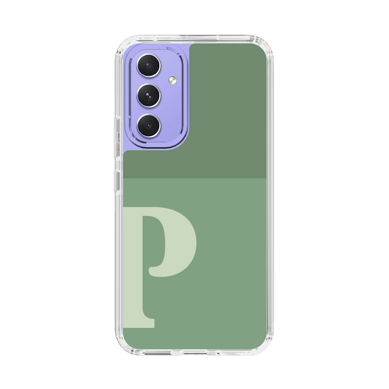 Slim Protection Case［ Original - initial two tone - P green ］