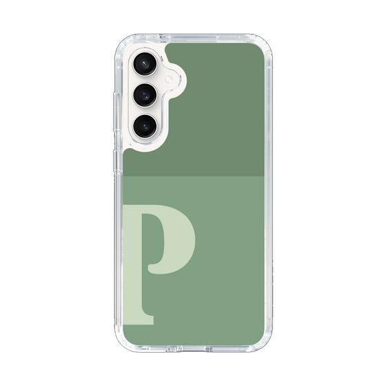 Slim Protection Case［ Original - initial two tone - P green ］