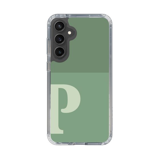Slim Protection Case［ Original - initial two tone - P green ］