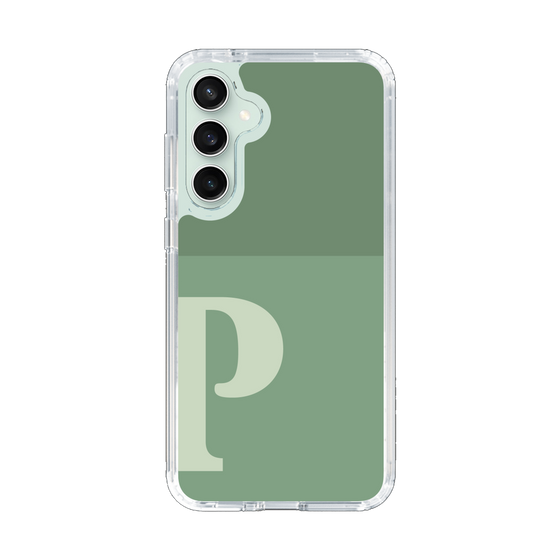 Slim Protection Case［ Original - initial two tone - P green ］