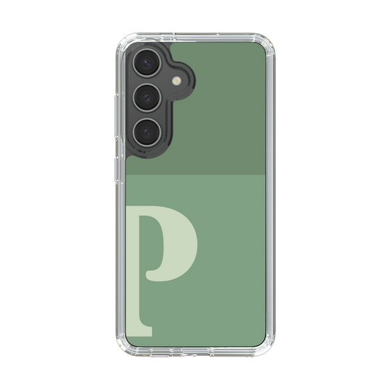 Slim Protection Case［ Original - initial two tone - P green ］