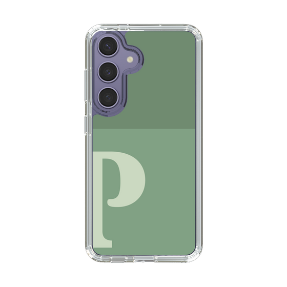 Slim Protection Case［ Original - initial two tone - P green ］