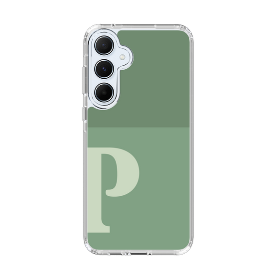 Slim Protection Case［ オリジナル - initial two tone - P green ］