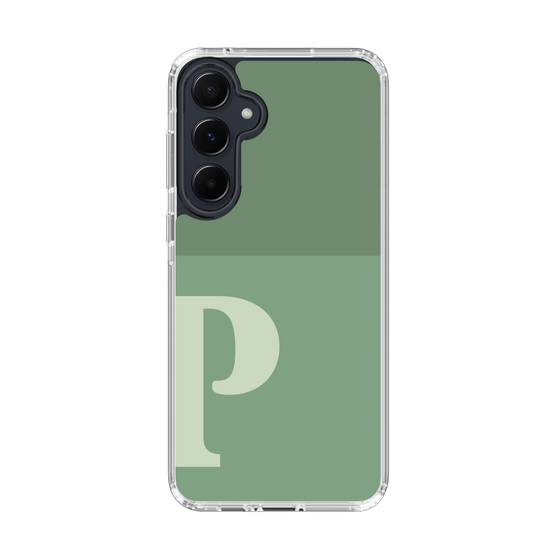 Slim Protection Case［ オリジナル - initial two tone - P green ］
