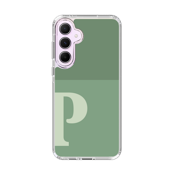 Slim Protection Case［ オリジナル - initial two tone - P green ］