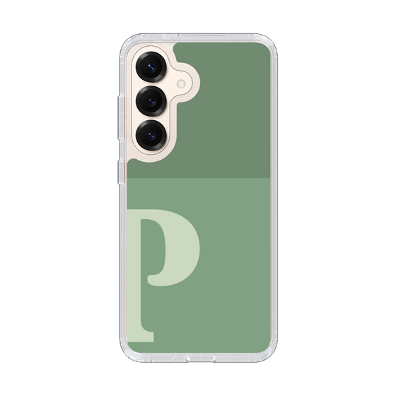 Slim Protection Case［ Original - initial two tone - P green ］