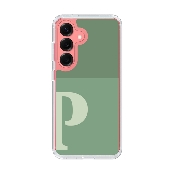 Slim Protection Case［ Original - initial two tone - P green ］