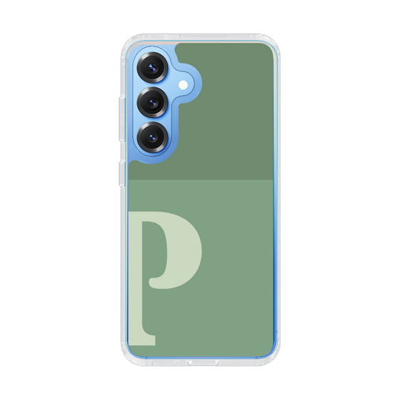 Slim Protection Case［ Original - initial two tone - P green ］