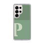 Slim Protection Case［ Original - initial two tone - P green ］