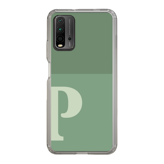 Slim Protection Case［ Original - initial two tone - P green ］