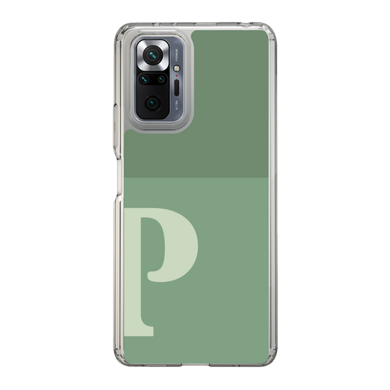 Slim Protection Case［ Original - initial two tone - P green ］