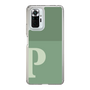 Slim Protection Case［ Original - initial two tone - P green ］