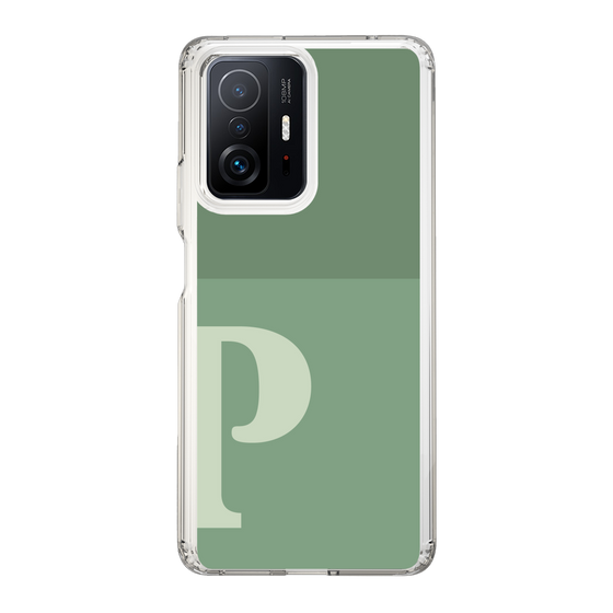 Slim Protection Case［ Original - initial two tone - P green ］