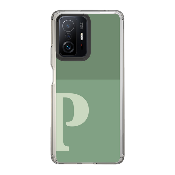 Slim Protection Case［ Original - initial two tone - P green ］