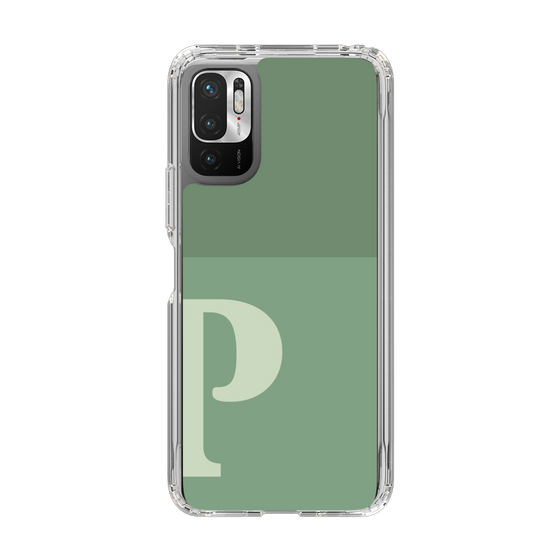 Slim Protection Case［ Original - initial two tone - P green ］