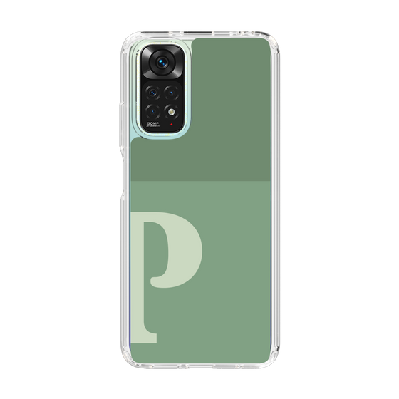 Slim Protection Case［ Original - initial two tone - P green ］