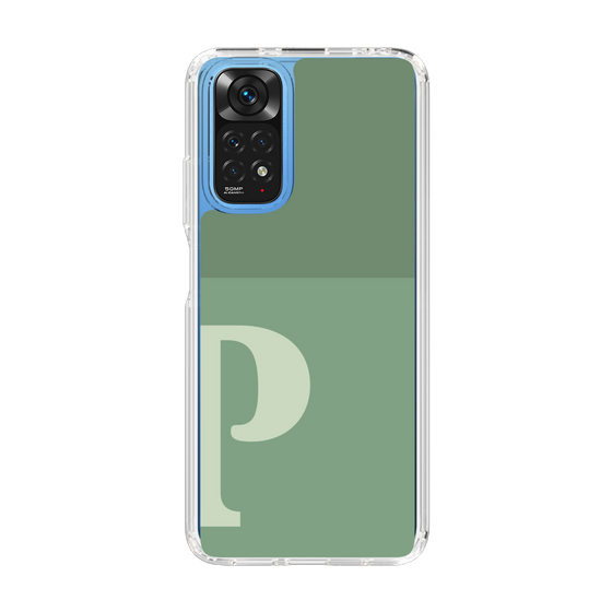 Slim Protection Case［ Original - initial two tone - P green ］