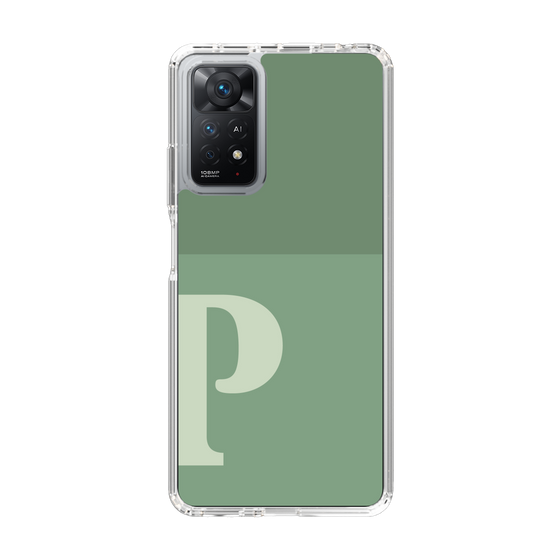 Slim Protection Case［ Original - initial two tone - P green ］
