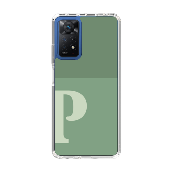 Slim Protection Case［ Original - initial two tone - P green ］