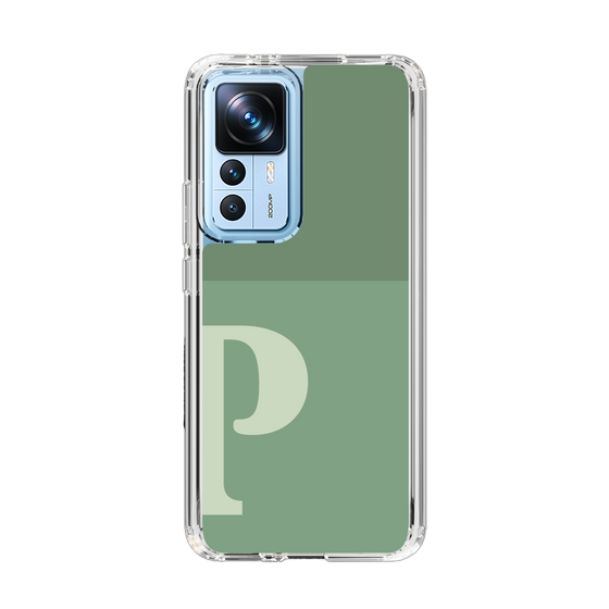 Slim Protection Case［ Original - initial two tone - P green ］