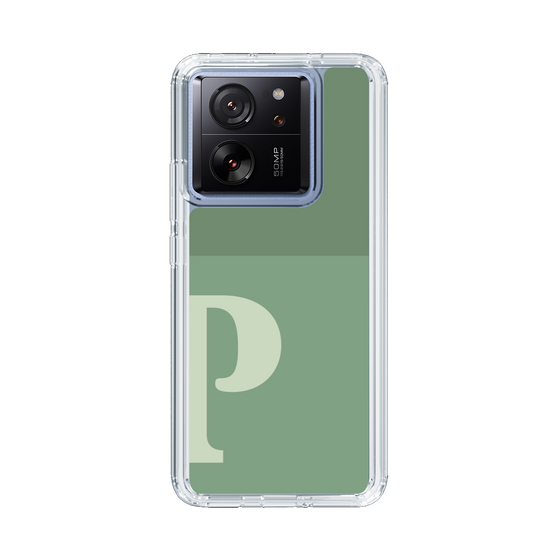 Slim Protection Case［ Original - initial two tone - P green ］