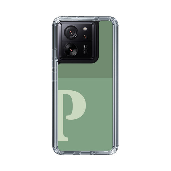 Slim Protection Case［ Original - initial two tone - P green ］