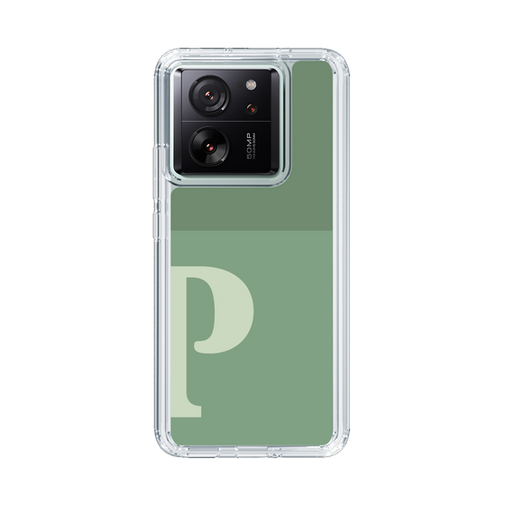 Slim Protection Case［ Original - initial two tone - P green ］