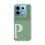 Slim Protection Case［ Original - initial two tone - P green ］